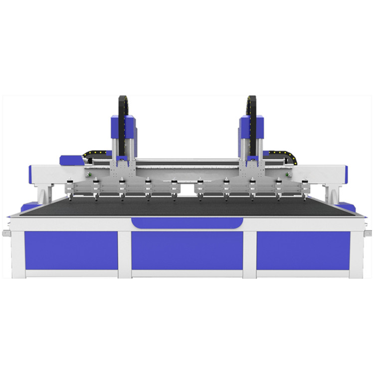 3D viacvretenový rezbársky CNC router na drevo